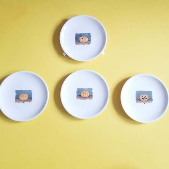 🎃🆕️ Rae Dunn Jack O Latern Plates - Picture 1 of 4